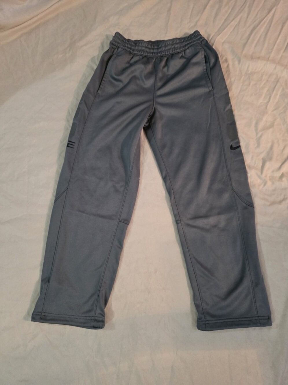 Nike Dri-Fit Kid's Gray Athletic Pants-Large